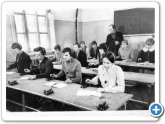 1968 г. Изучение азбуки Морзе